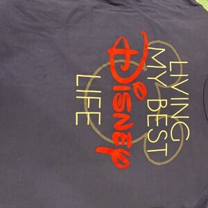 Disney Graphic T-Shirt in Navy and Red